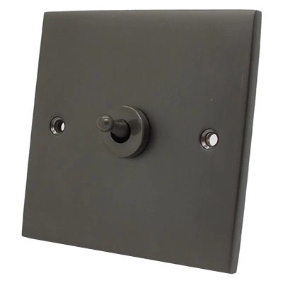 Low Profile Silk Bronze Intermediate Toggle (Dolly) Switch