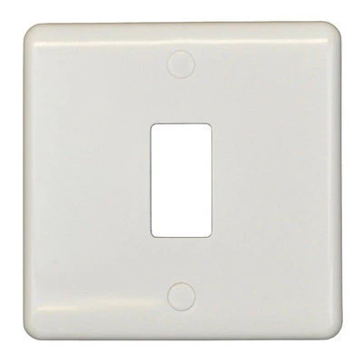 Pure White Grid White Sockets & Switches