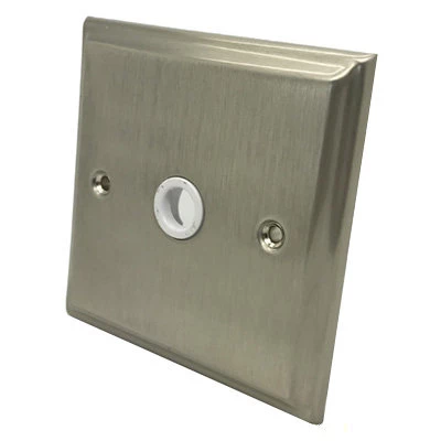 Regent Satin Nickel Flex Outlet Plate