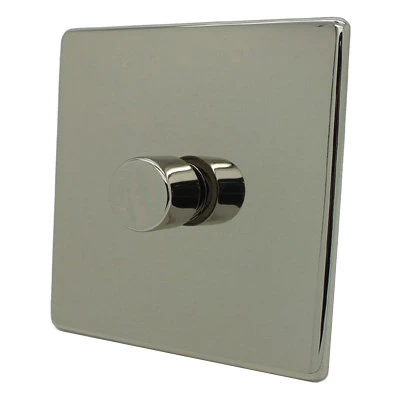 Screwless Supreme Polished Nickel Push Light Switch