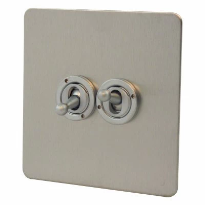 Seamless Satin Stainless Steel Satellite Socket (F Connector)