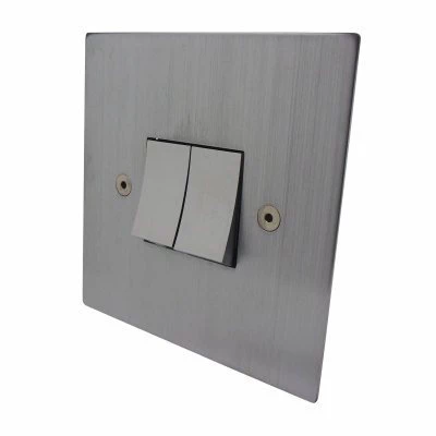 Seamless Square Satin Stainless Steel RJ45 Network Socket