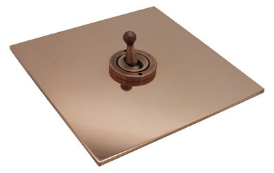 Natural Elements (Unlacquered Pure Copper) Polished Copper Sockets & Switches