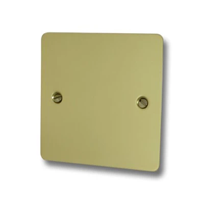 Flat Polished Brass Blank Plate