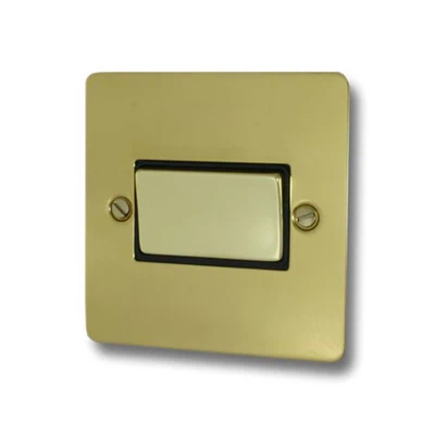 Flat Polished Brass Fan Isolator