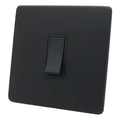 Textured Black Light Switch