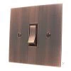 1 Gang 20 Amp 2 Way Switch: Black Insert