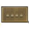 4 Gang 20 Amp 2 Way Light Switches