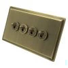 4 Gang 20 Amp 2 Way Toggle Light Switches