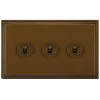 3 Gang 20 Amp 2 Way Toggle Light Switches