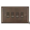 4 Gang 20 Amp 2 Way Light Switches