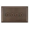 4 Gang 20 Amp 2 Way Toggle Light Switches