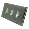 3 Gang 2 Way 10 Amp Switches - White Trim