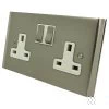 Double 13 Amp Socket - White Trim