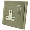 Single 13 Amp Socket - White Trim