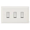 3 Gang 20 Amp 2 Way Light Switches