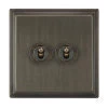 2 Gang 20 Amp 2 Way Toggle Light Switches