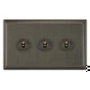 3 Gang 20 Amp 2 Way Toggle Light Switches