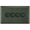 4 Gang 250W Button Dimmer