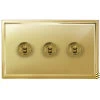 3 Gang 20 Amp 2 Way Toggle Light Switches