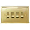 4 Gang 20 Amp 2 Way Light Switch