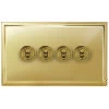 4 Gang 20 Amp 2 Way Toggle Light Switches