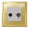 TV | Satellite Socket Outlet: White Insert