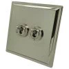 2 Gang 20 Amp 2 Way Toggle Light Switches