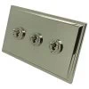 3 Gang 20 Amp 2 Way Toggle Light Switches