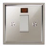 45 Amp Cooker Switch with Neon Small: White Insert