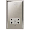 Shaver Socket Outlet 110 | 240 Volts: White Insert