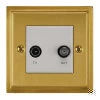 TV | Satellite Socket Outlet: White Insert