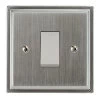 45 Amp Cooker Switch Small: White Insert