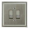 2 Gang 20 Amp 2 Way Light Switch