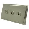 3 Gang 20 Amp 2 Way Toggle Light Switches