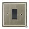 45 Amp Cooker Switch Small: Black Insert