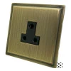 1 Gang 5 Amp Round Pin Socket