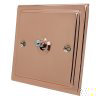 Art Deco Classic Polished Copper Toggle / Dolly Switch - 1