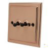 Art Deco Classic Polished Copper Toggle / Dolly Switch - 3