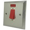 45 Amp Double Pole Switch - Single Plate