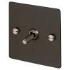 1 Gang 20 Amp Intermediate Dolly Switch - Bronze Toggle