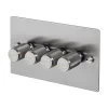 4 Gang 100W 2 Way LED Dimmer (60 - 250W) - Steel Controls