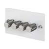 4 Gang 100W 2 Way LED Dimmer (60 - 250W) - Steel Controls