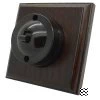 1 Gang 6 Amp 2 Way Brown Bakelite Dome Switch