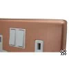 Classic Brushed Copper Intermediate Light Switch - 1