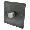 1 Gang 2 Way Push Switch - Stainless Knob