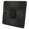 1 Gang 2 Way 10 Amp Switch - Black Switch