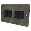 4 Gang 2 Way 10 Amp Switches - Black Switch