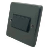 Triple Pole Fan Isolater Switch - Black Trim