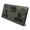 More information on the Classic Old Bronze Classic Plug Socket with USB Charging